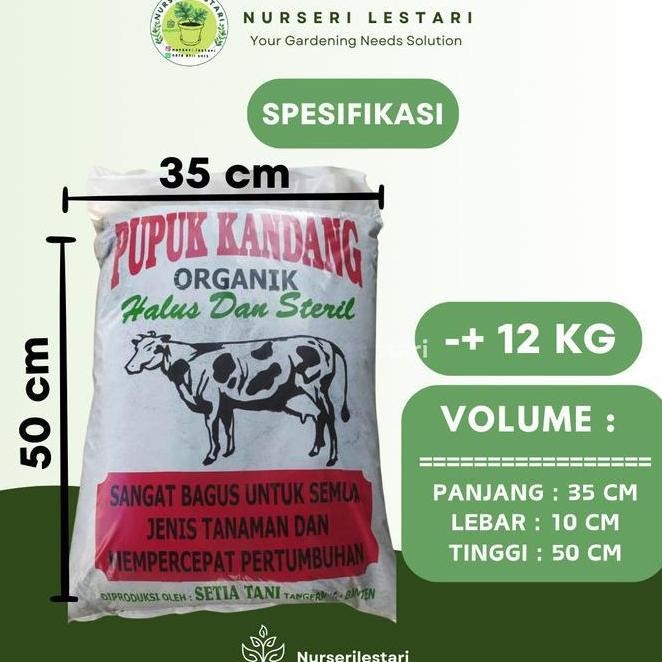 

Terlaris Pupuk Kandang Sapi Organik Halus (Khusus Gojek)