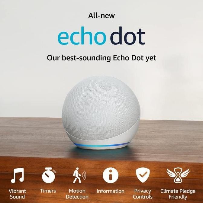 Amazon Echo Dot 5Th Gen / 5Th Generation Original Latest Smart Speaker New Stok