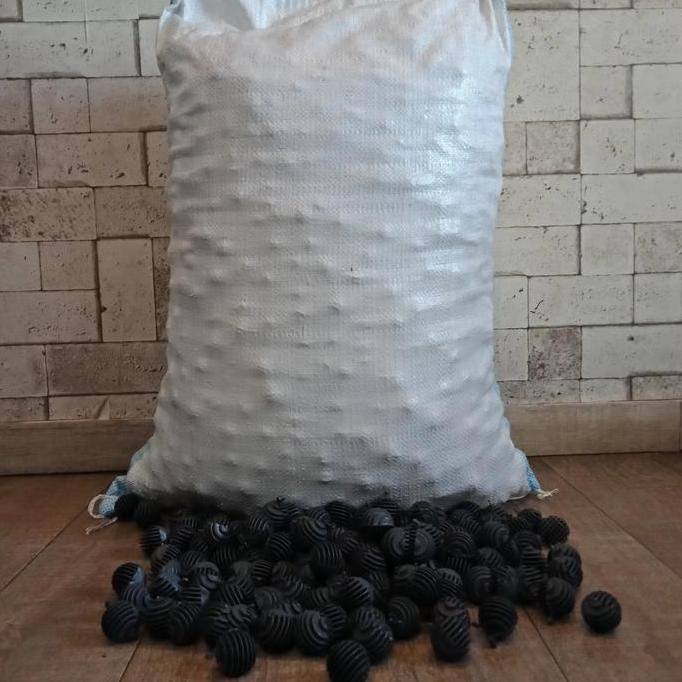 BEBAS ONGKIR - Bioball Bio Ball Filter Bulat Golf Media Filter 1 sak 15kg