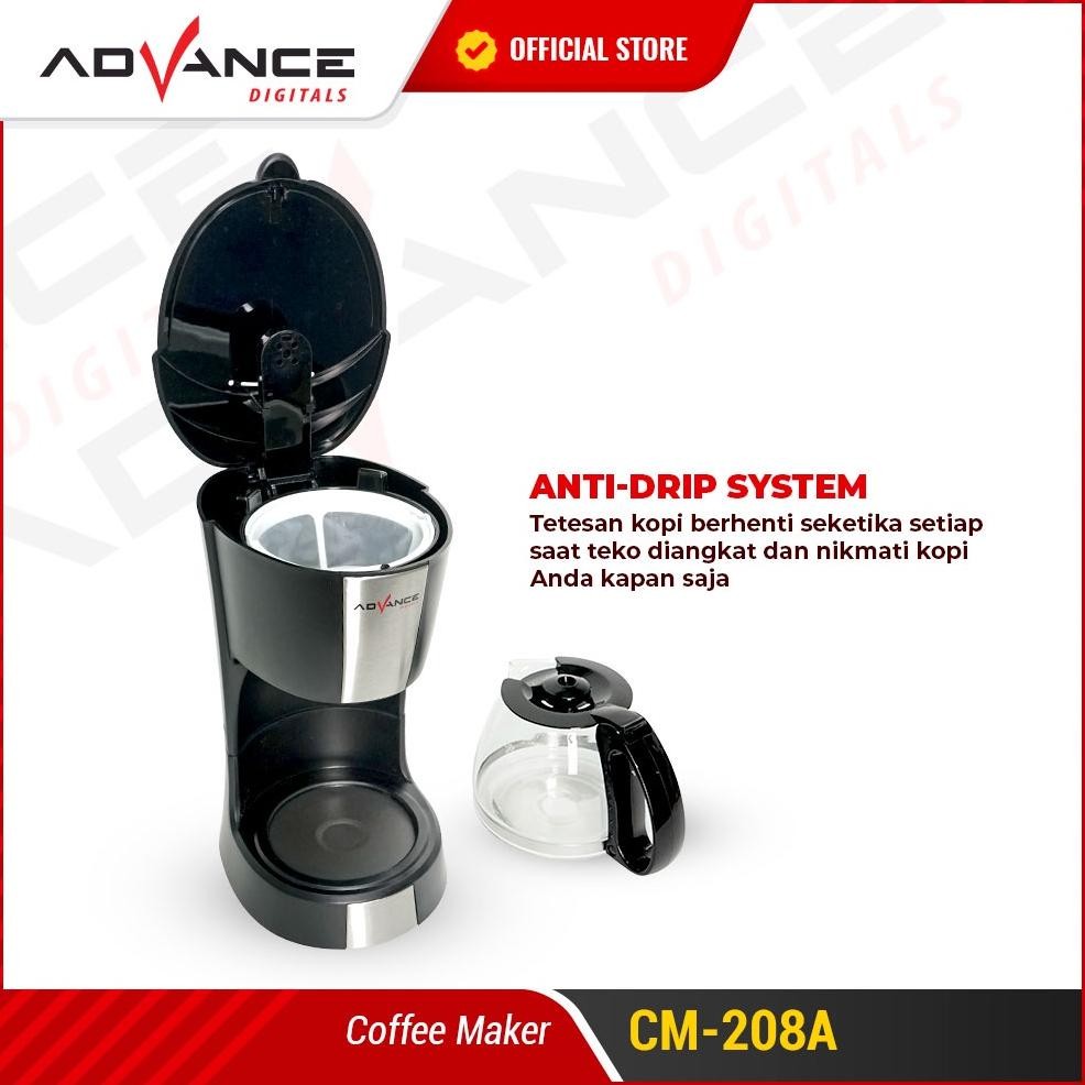 HJK Advance CM208A Coffee Maker Mesin Kopi Espresso Low Watt
