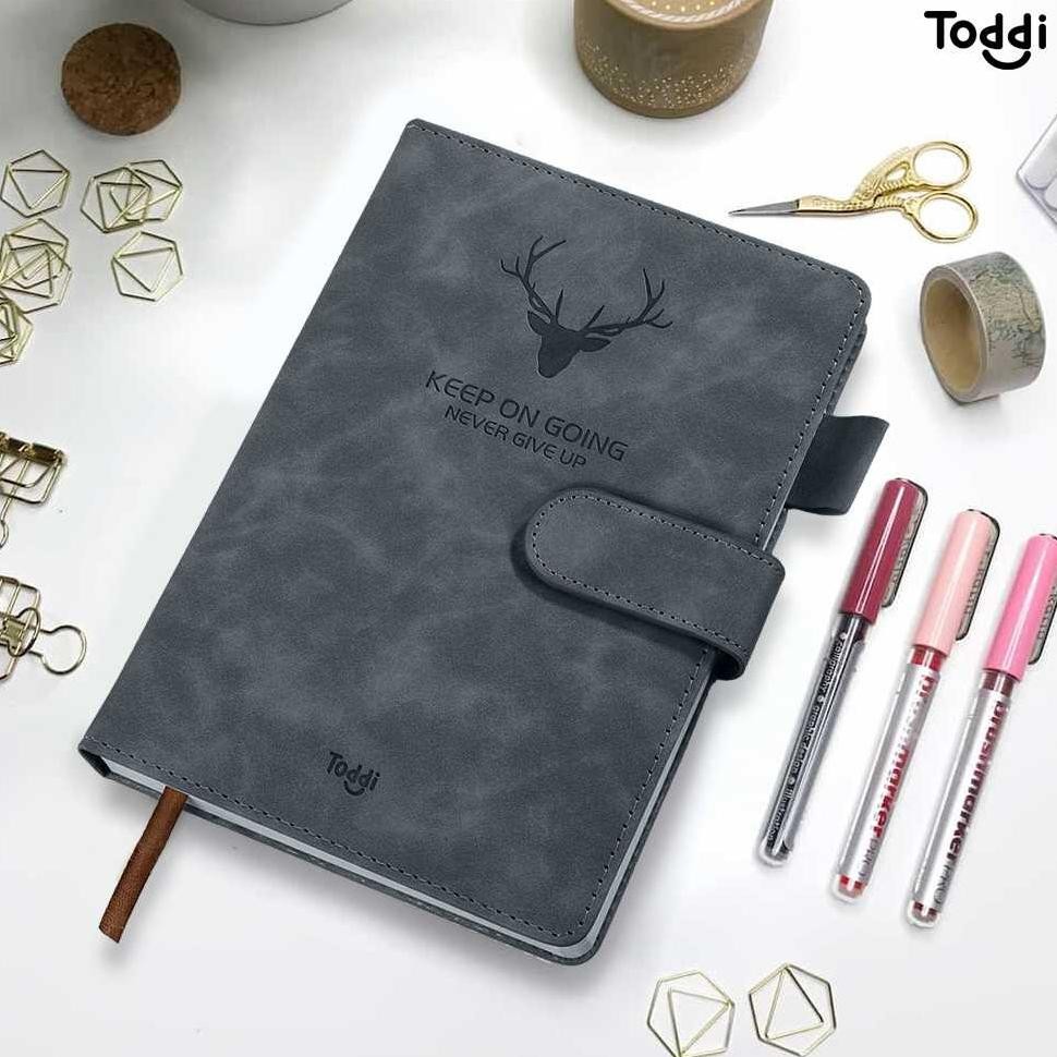 

Toddi Buku Jurnal Hardcover Notebook Diary 68Gsm 360 Halaman Grid - Tl5
