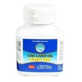 

Terlaris Ikan Paus Cod Liver Oil Per Botol Isi 50 Kapsul - Vitamin A & D Untuk Kesehatan