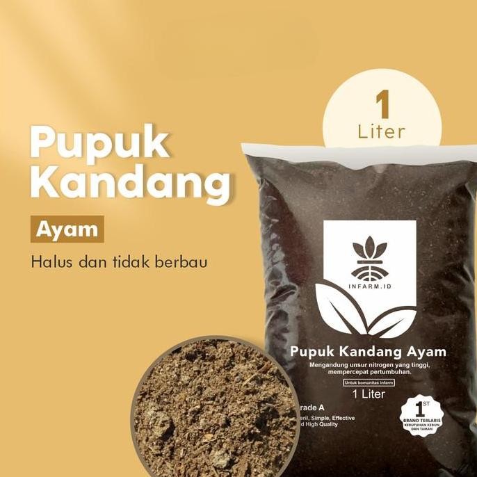 

Terlaris Infarm - Pupuk Kandang Ayam 1L Tidak Panas Tidak Berbau Siap Pakai