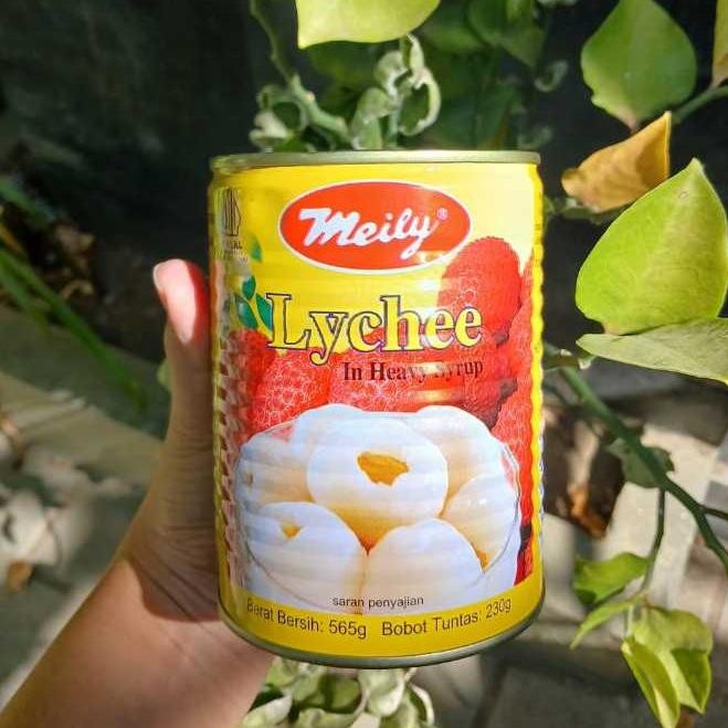 

MEILY LYCHEE CAN 565GR/ Lychee in Syrup/ Buah Kaleng nUg