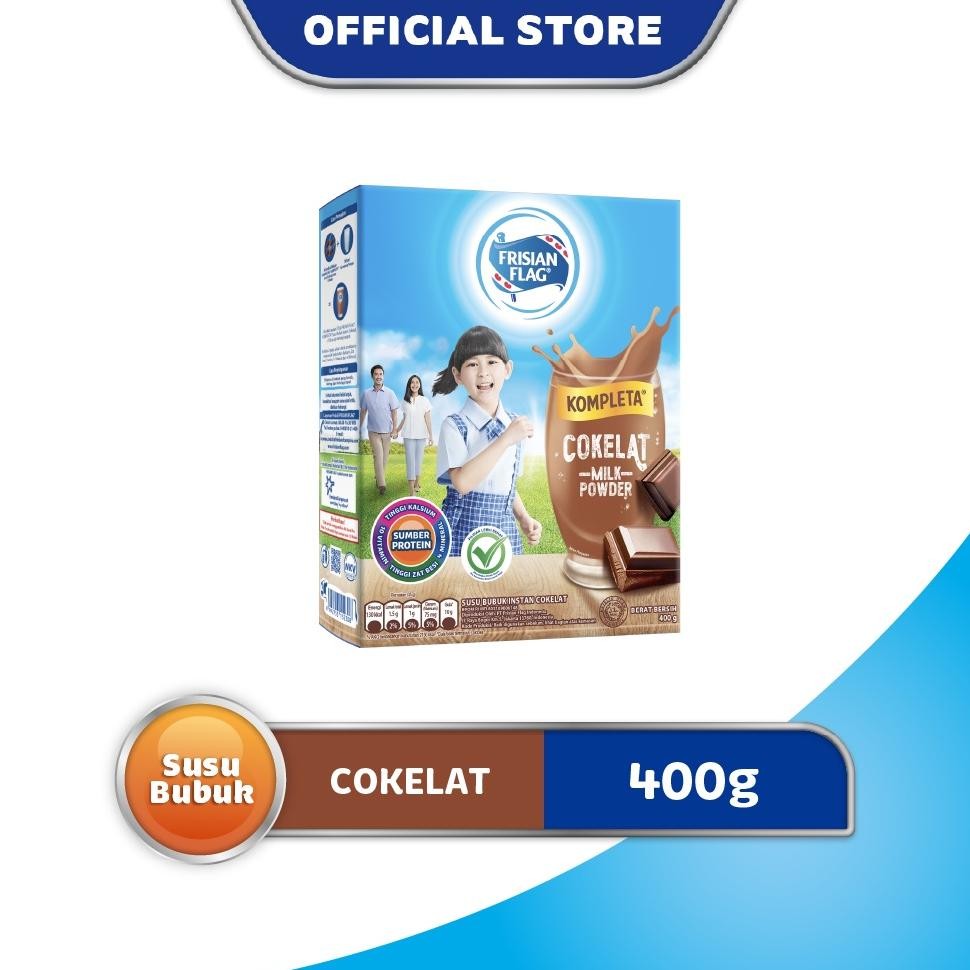

Frisian Flag Susu Bubuk Keluarga Kompleta Cokelat 400g nUg