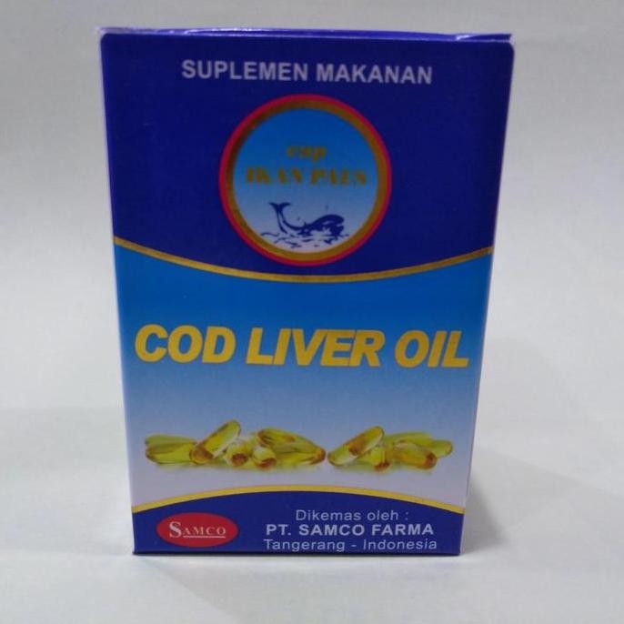 

Terlaris Cod Liver Oil / Kapsul Minyak Ikan / Suplemen Makan / Vitamin D