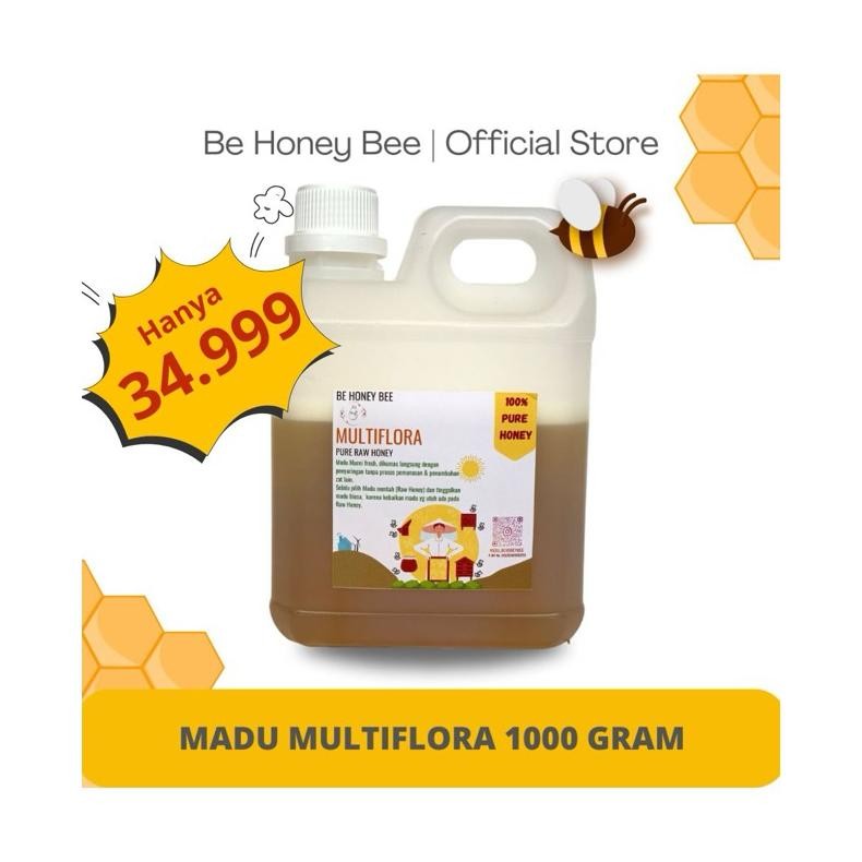 

Be Honey Bee Madu Multiflora Super 1Kg Murni Cocok untuk STMJ Anak Diet Detox AST nUg