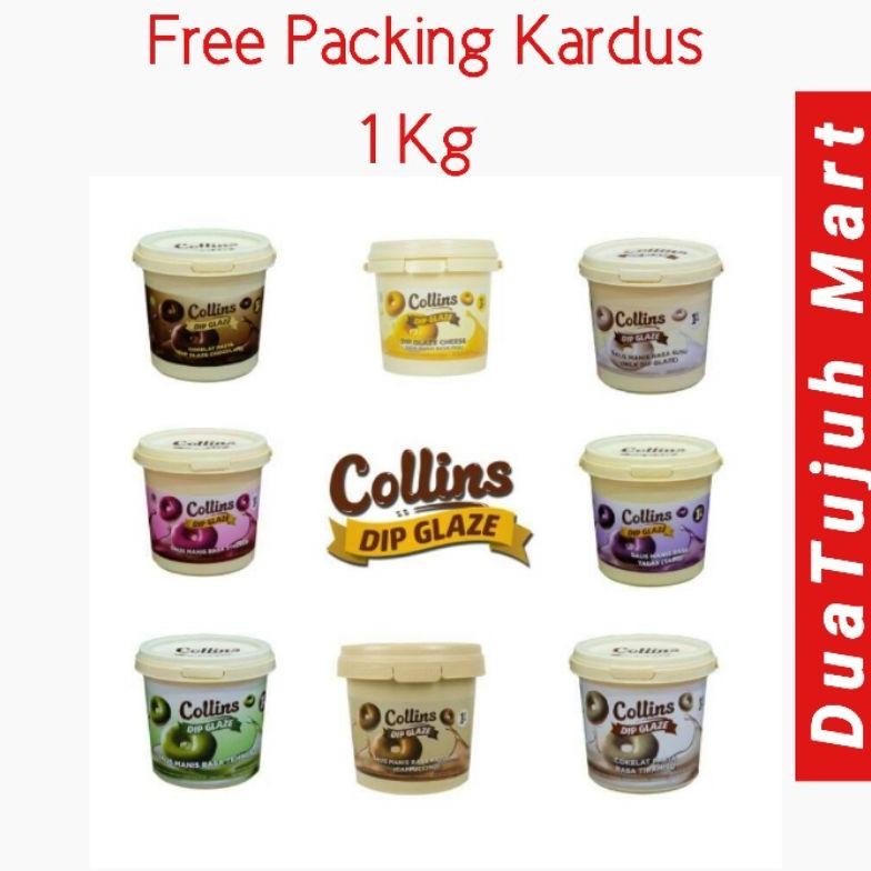 

Collins Dip Glaze Coklat,Greentea,Strawberry, Tiramisu, Susu,Taro, Cappucino,Cheese,Choco Cruncy 1 Kg ( Free Packing Kardus) AST nUg