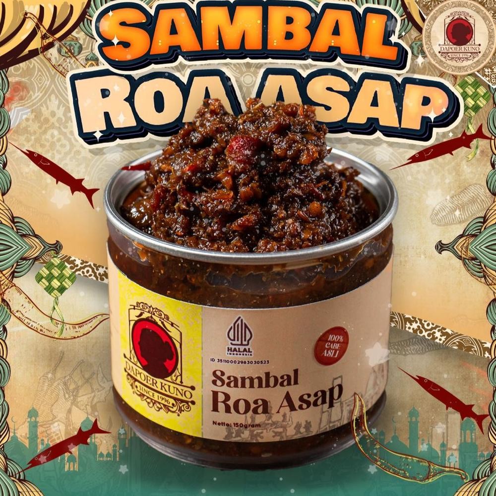 

Dapoer Kuno - Sambal Roa Asap 150gr AST nUg
