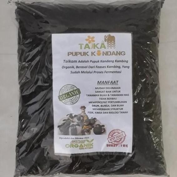 

Terlaris Pupuk Kandang Kotoran Kambing Murni Organik 3Kg Kompos Fermentasi