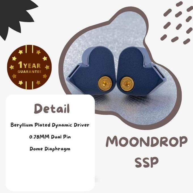Moondrop Ssp Super Spaceship Pulse Iem Earphone - 0.78 Mm New Stok