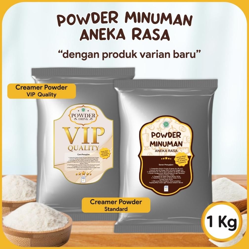 

Krimer Bubuk VIP Creamer Powder Kualitas Premium 1 Kg Non Diary Bubuk Krimer Premium AST nUg