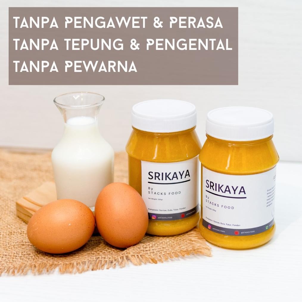 

Srikaya Jam by Stacks Food PREMIUM (Selai Srikaya 300gr Homemade, FRESH dimasak saat ada pesanan) AST nUg