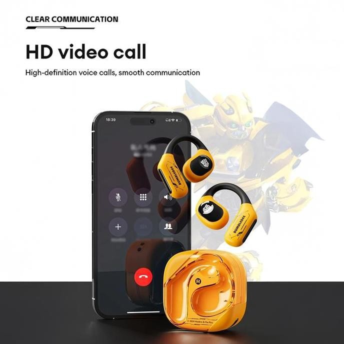 Transformer T20 Tws Gaming Ear Hook Earphone Stereo Ows Sport Bluetooth 5.4 New Stok