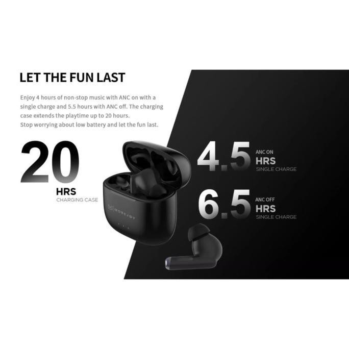 Morejoy Jouirbuds Jouir Buds Pro Anc Tws True Wireless Headphone Mj141 Bluetooth Earphones New Stok