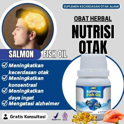 

Terlaris Salmon Fish Oil Vitamin Otak Anak Dan Dewasa Original Minyak Ikan Salmon Bpom