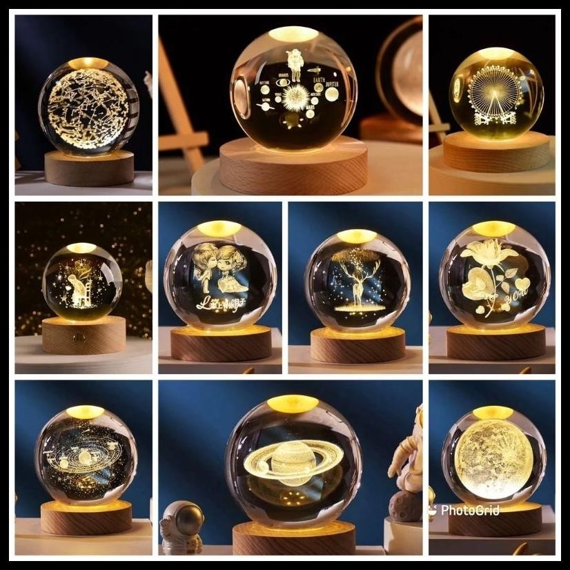 LAMPU TIDUR HIAS KAMAR AESTHETIC / LAMPU TIDUR HIAS LED / LAMPU HIAS TIDUR BOLA LED