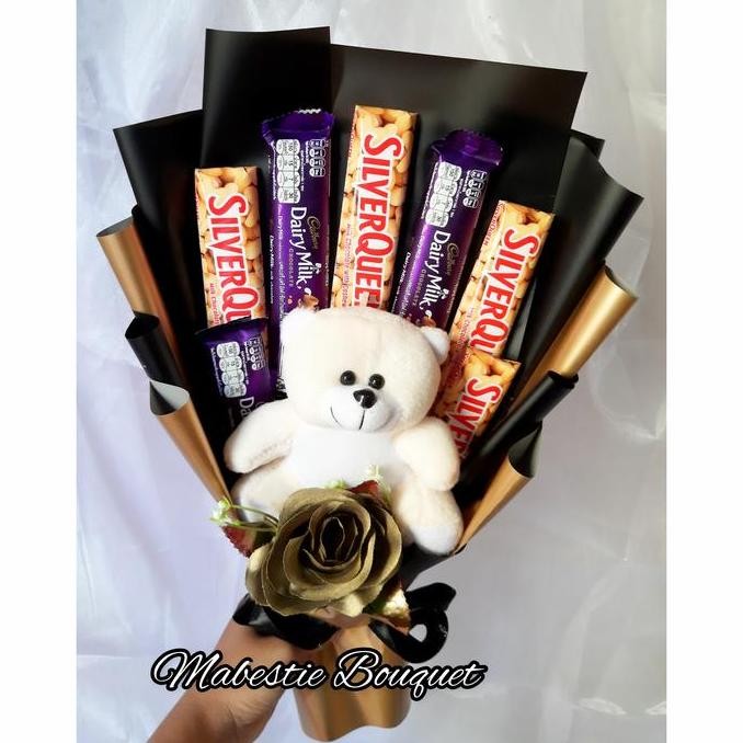 

Bouquet silverqueen 8 boneka | mama anne