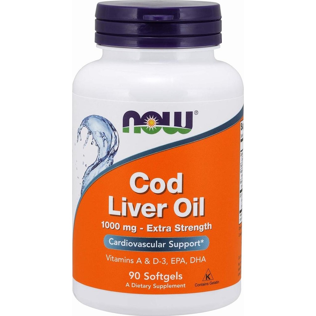 

Terlaris Now Foods Cod Liver Oil 1000 Mg Vitamin Minyak Ikan 90 / 180 Softgels