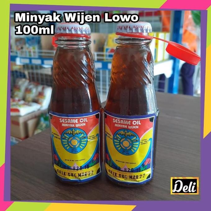 Terlaris Minyak Wijen Lowo 100Ml/Minyak Wijen Lowo 100Ml Ori