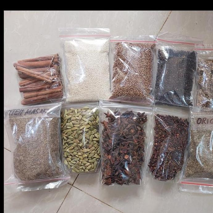 

favorit] Aneka Bumbu Rempah Kering 100gr - Bumbu Dapur - Bumbu Masak
