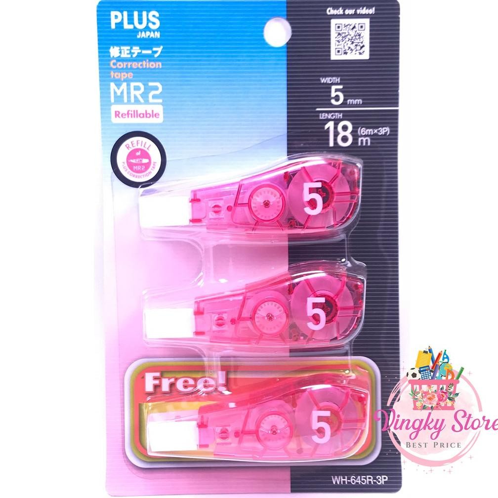 

RB Refill Correction Tape / Isi ulang Tip-ex Plus MR2 / WH-645