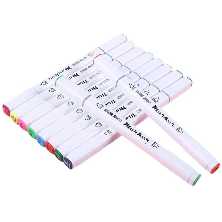 

RB Spidol Warna Set 12 24 Warna Sketch Marker 2 In 1 Spidol Sketsa Double Sekolah Alat Tulis Menggambar