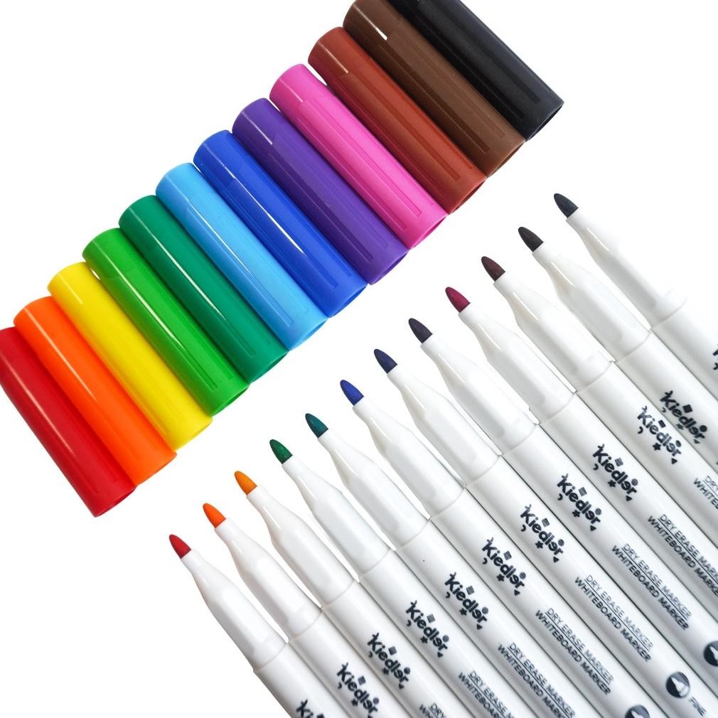 

RB Kiedler - White Board Dry Erase Marker 12pcs Spidol Wipe Clean Spidol Air