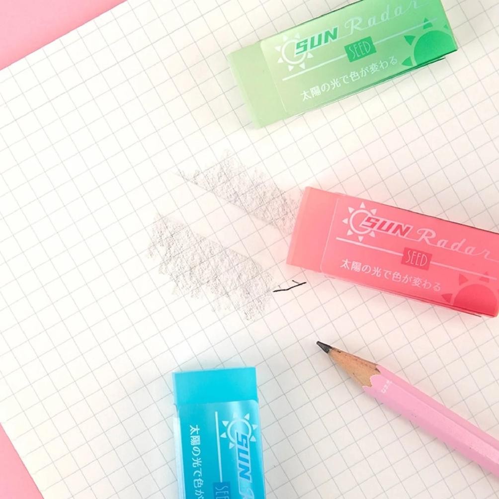 

RB Seed Sun Radar Color Changing Eraser Penghapus Berubah Warna Transparent