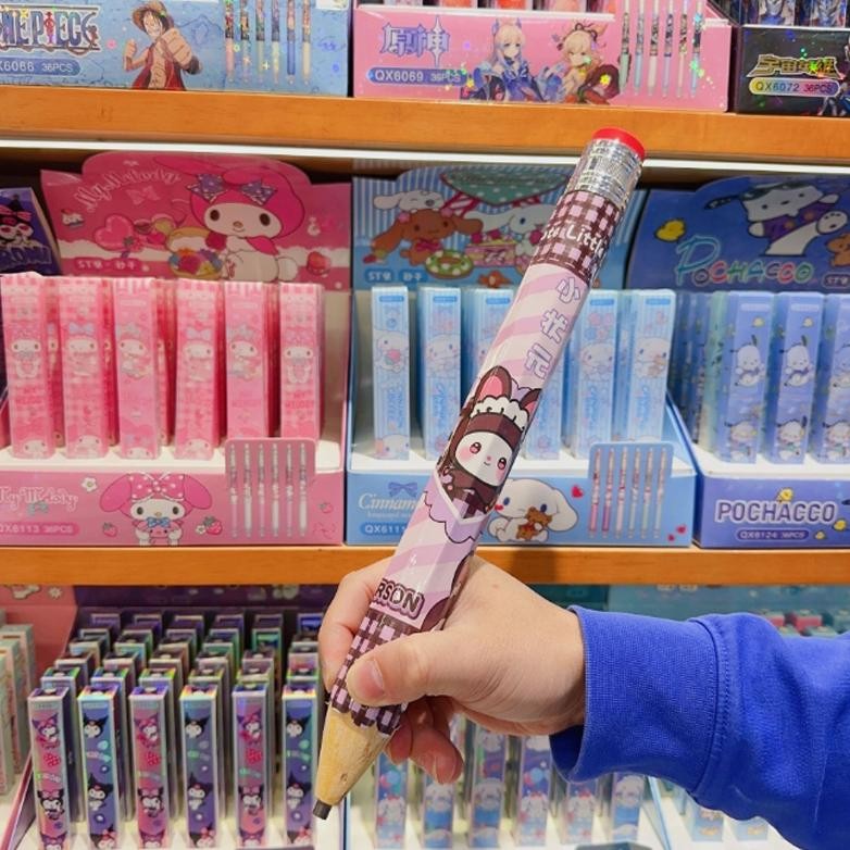 

RB Pensil Besar Baru Kartun Lucu Pensil Pensil Pensil Jumbo Kreatif Hadiah Sekolah Anak-Anak