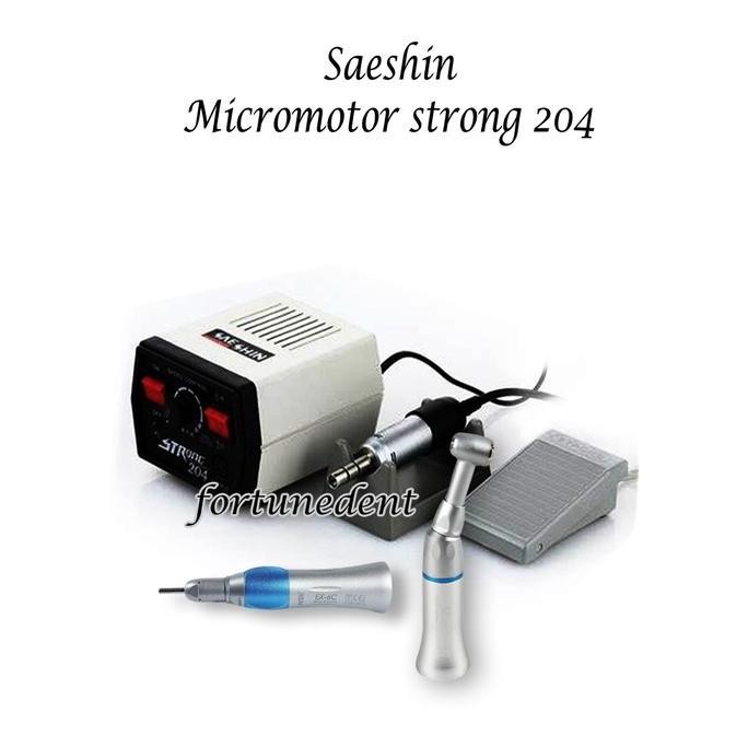 Dental Micromotor Strong 207B Lengkap Dengan Contra Dan Straigh