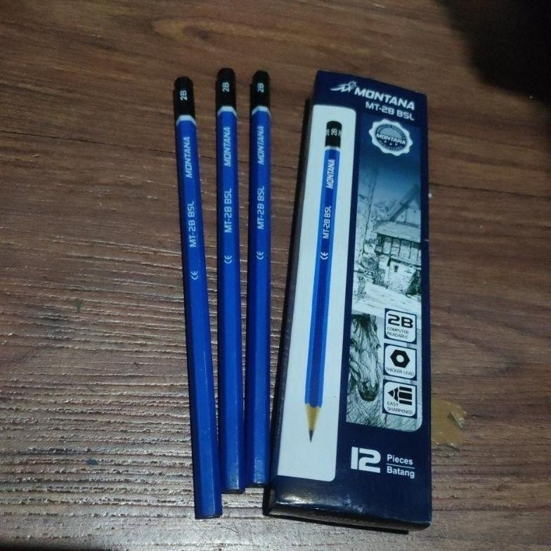 

RB 1gross(12lsn) pensil 2b MILTON biru pensil 2b murah