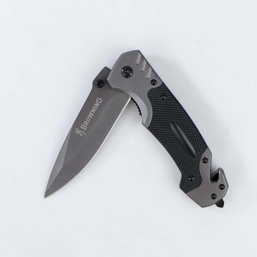 Pisau Lipat Outdoor Portable Knife Survival Tool - 440C Pisau Camping