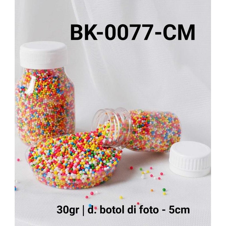 

>>>>>] BK-0077-CM Sprinkles sprinkle sprinkel 30 gram mutiara warna warni