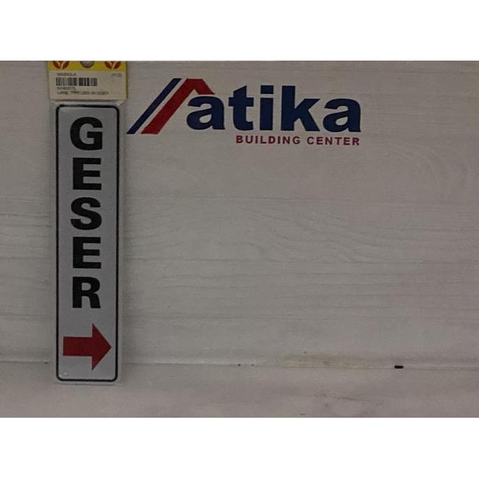 

Kualitas terbaik] LABEL TYPE LABEL STICKER PINTU LBS3 09 GESER