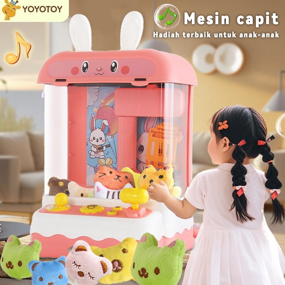 ''Terlaris" Mesin Capit Mini Viral Murah Mesin Capit Mini Mainan Rumahan Anak Perempuan Mainanan Ana
