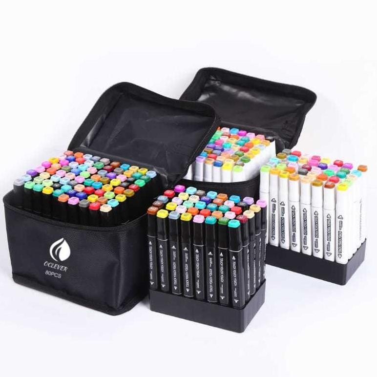 

RB GOKIDO - KP172 SPIDOL WARNA WARNI SKETSA SPIDOL UMUM 1 SET SKETCH MARKER 2 TIP TOUCH MARKER SPIDOL ANAK 48 60 80 WARNA