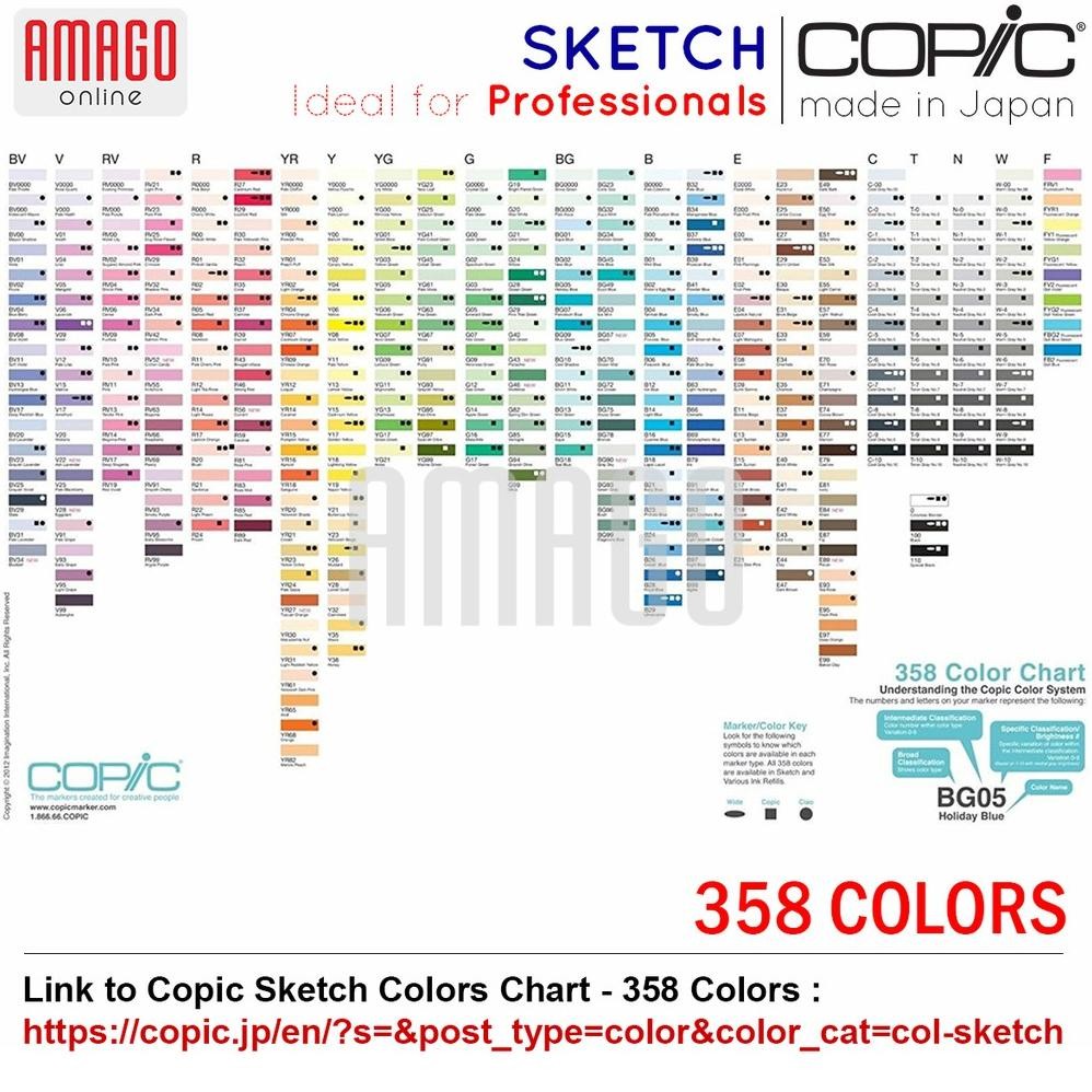 

RB COPIC Sketch Marker - Satuan - CSM/xxxx