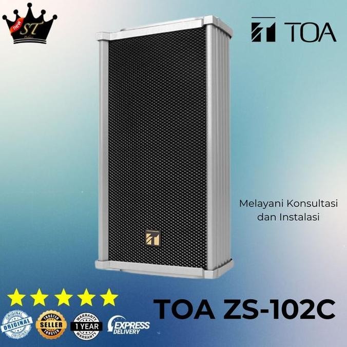 Toa Zs-102C Zs102C Zs102 Zs-102 Speaker Wall Tembok Paging 10 Watt New Stok