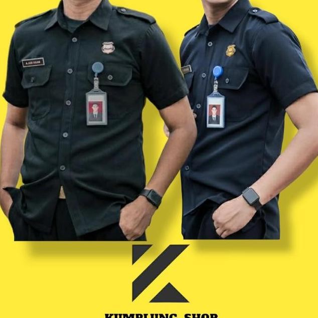 seragam safari satpam / safari satpam / seragam driver safari satpam