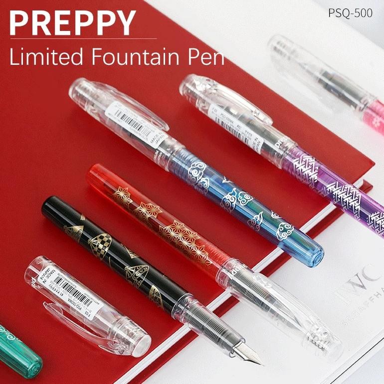 

Platinum Fountain Pen F Nib With Ink Cartridge Preppy Limited Edition Psq-500 Cute Student Gift School Stationery Supplies
