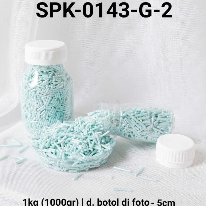 

] SPK-0143-G-2 Sprinkles sprinkle sprinkel 1kg 1 kg meses biru langit