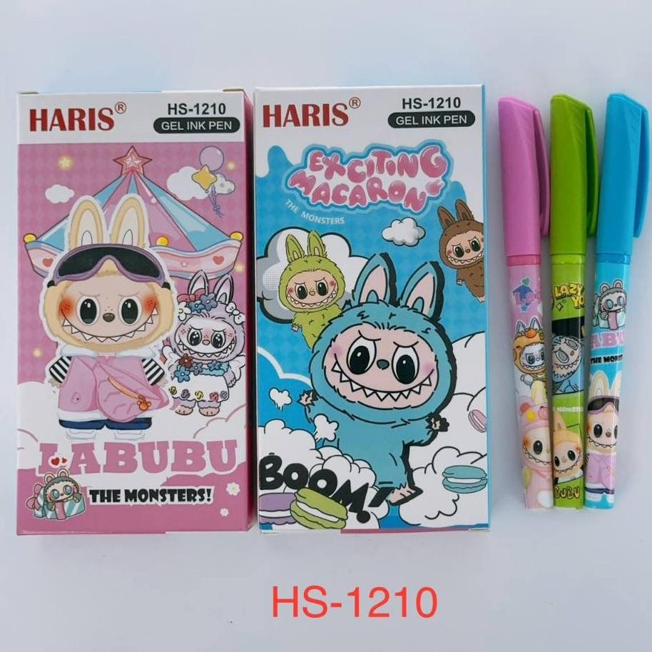 

''Terlaris" (12Pc) Pen Gel Motif Kuromi Sanrio Cinnamoroll Pena Ballpen Ipen Labubu Murah
