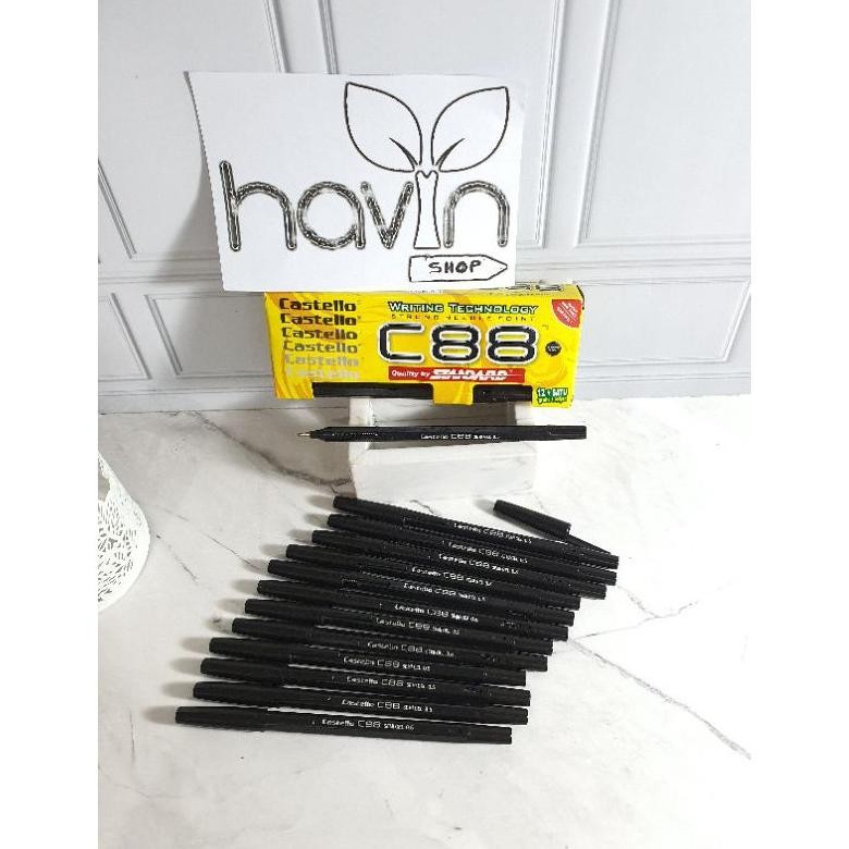 

''Terlaris" (13Pc) Pen Standard Castello C 88/Pen Standard Murah Ditulis Enak Murah