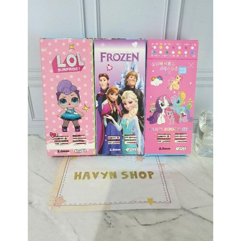 

''Terlaris" (12Pc) Pensil Mekanik 2.0Mm/Pensil Cetek/Mechanic Pencil Murah