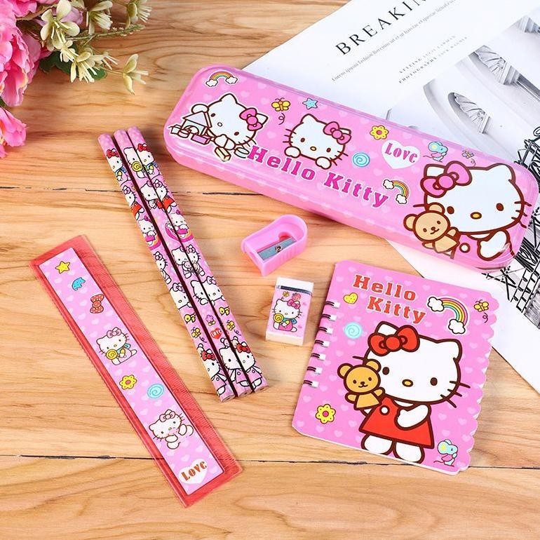 

RB Perlengkapan Sekolah Alat Tulis Set Lengkap Import 6in1