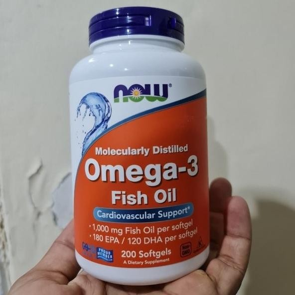 

Terlaris Vitamin Omega 3 1000 Mg Fish Oil 180 Epa 120 Dha Now Minyak Ikan 200 Softgels