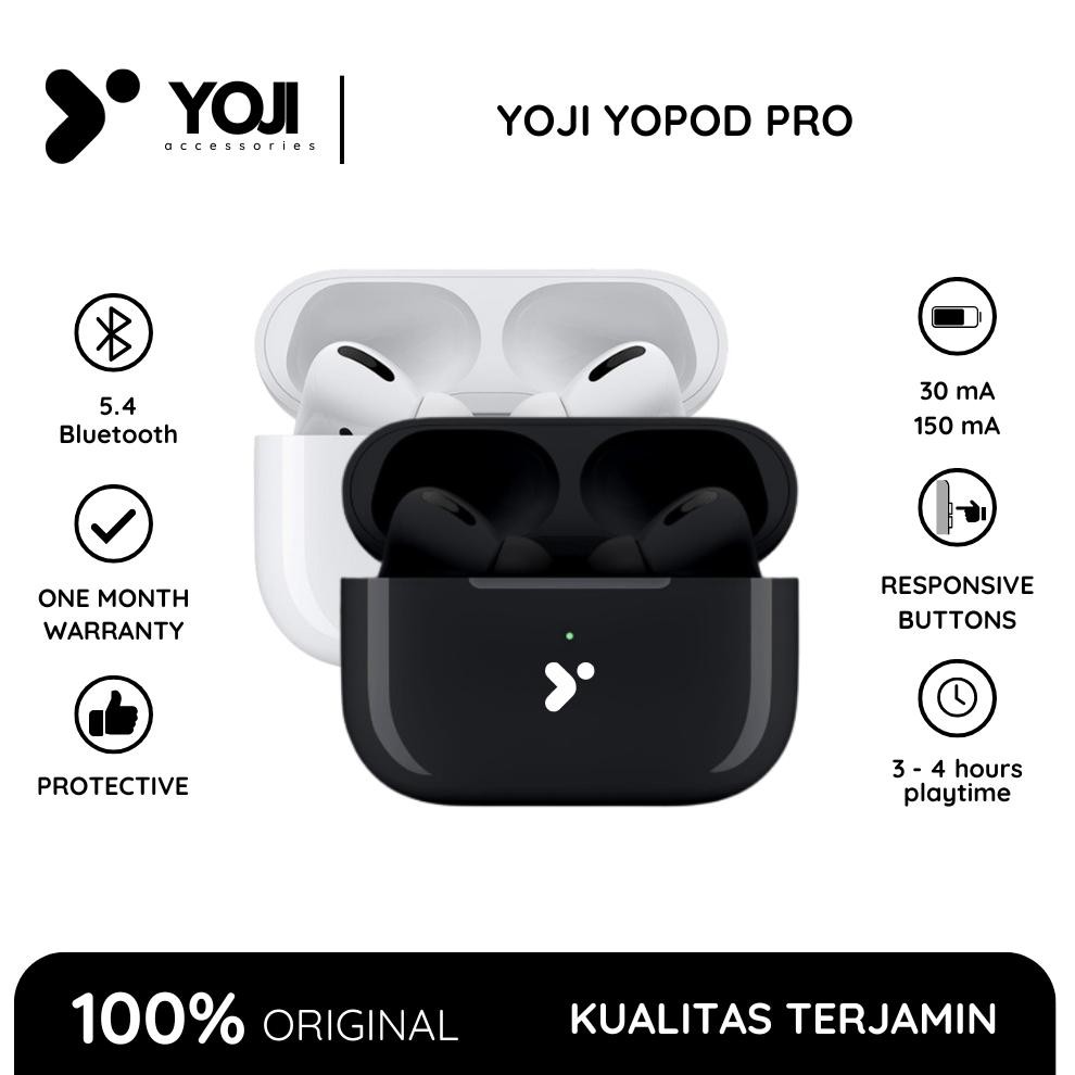 Terlaris Yoji Yopods 13 Pro 4 Colour Headset Bluetooth Tws Ios & Android Yopod Murah