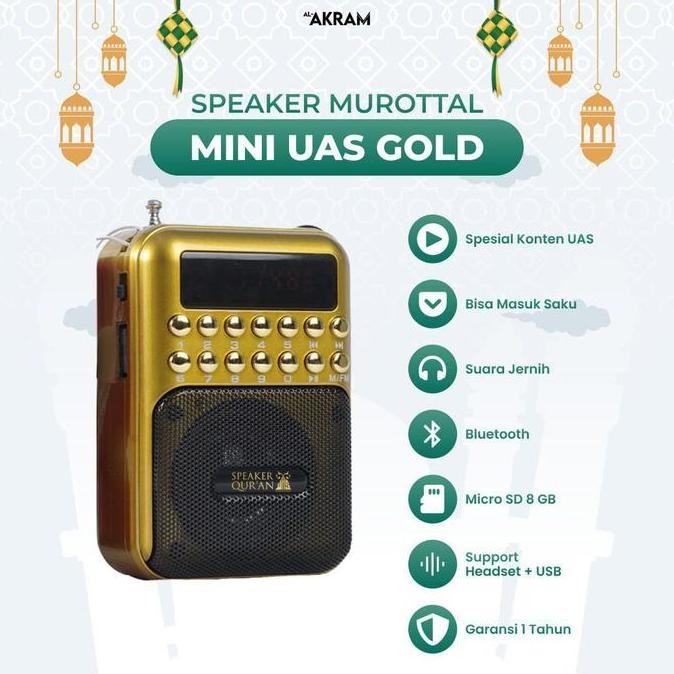 Speaker Uas Ustadz Abdul Somad Spiker Murottal Al Quran New Stok