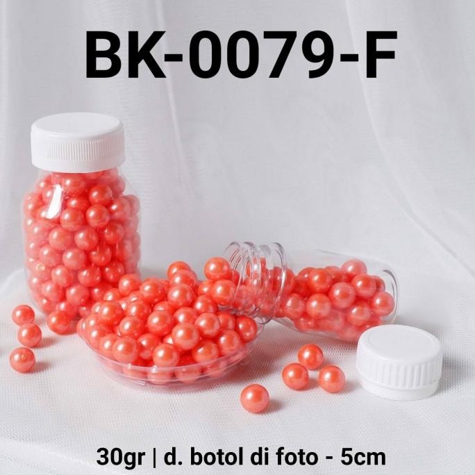 

><><><] BK-0079-F Sprinkles sprinkle sprinkel 30gr 30 gram mutiara orange
